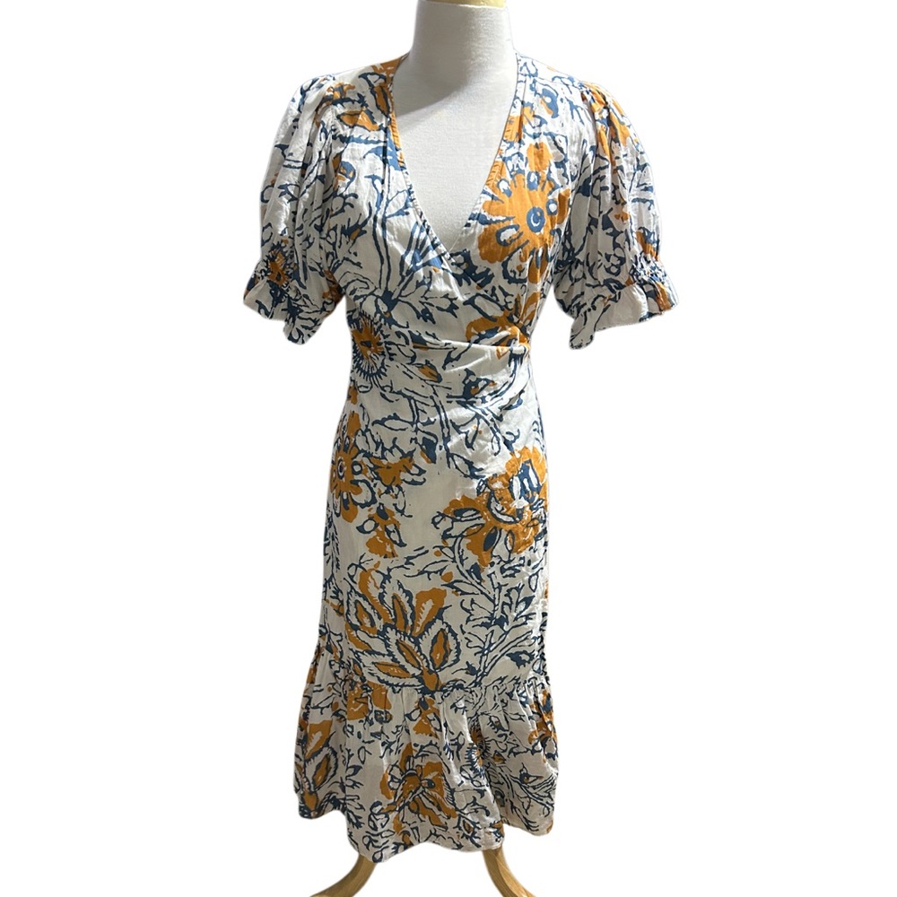 APIECE APART
MONTEROSSA DRESS - FLORES ORANGE Size 4